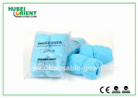OEM Disposable 35gsm Nonwoven Shoe Cover With Non Slip Stripes Sole