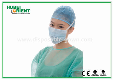 Approved UKCA/MDR CE/FDA With Tie-On Nonwoven Disposable Face Mask For Medical Environment