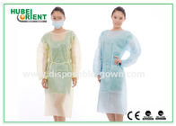 Polypropylene Disposable Isolation Gowns With Elastic Wrist