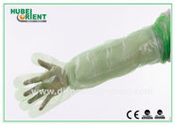 Colorful Long Plastic Disposable Arm Sleeves Protective Gloves For Veterinary Use