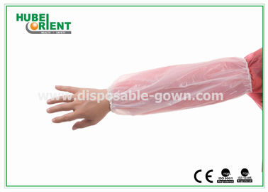 Waterproof Polyethylene Plastic Disposable Oversleeves/Free Size Colorful PE Arm Sleeves