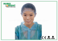 Round Non Woven Disposable Bouffant Cap With Single Elastic