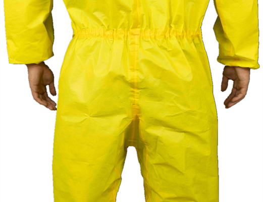 Tank Cleaning Oil Refinery Type 3/3B PP PE Disposable Coverall With Hood