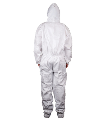 Paint Spray Hospital Waterproof Medical MP Coverall With Hood And Elastic Wrist