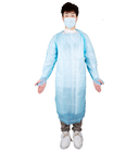 Medical Plastic Isolation Gown Disposable CPE Protective With Thumb Loop Cuffs