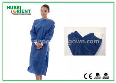 ISO13485 SMS Single Use Surgical Gown With Knitted Wrist