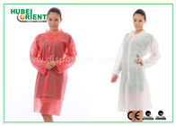 PP Disposable Lab Coats/Custom Disposable Lab coat Protective With Snap For prevent pollution