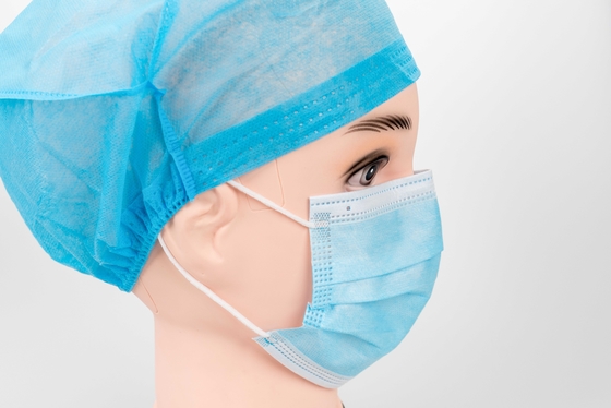 FDA Standard 510(K) Three Layers Blue Disposable Earloop Face Mask