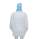 Non Woven Fabric/SMS/Tyvek Velcro Lab Coat Medical Disposable Work Clothes