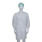 Non Woven Fabric/SMS/Tyvek Velcro Lab Coat Medical Disposable Work Clothes