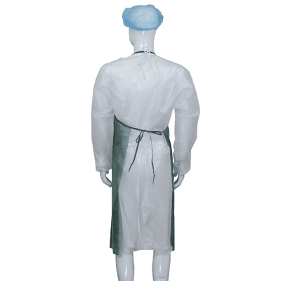 Hygiene Disposable Sleeveless Non Woven Apron for Kitchen / Food Industry