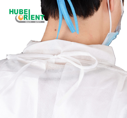 Excellent Resistance Hospital PP PE Disposable Isolation Gown With Seam Tape