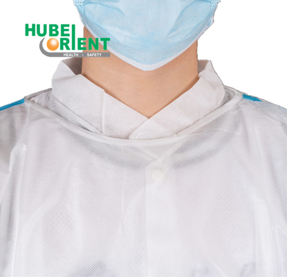 Excellent Resistance Hospital PP PE Disposable Isolation Gown With Seam Tape