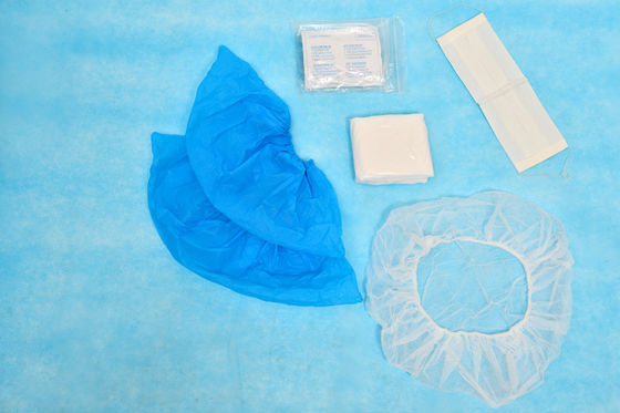 Waterproof Disposable PE Visitor Coat Set With ISO9001 Certified