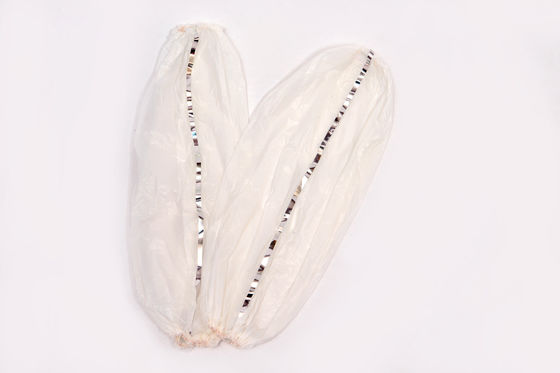 Oil-Proof Disposable PE Detectable Oversleeves with elastic at both ends