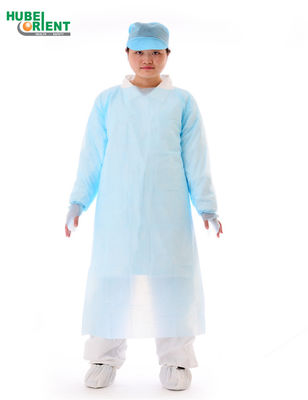 63g Long Sleeves Thumb Wrist Disposable CPE Gown