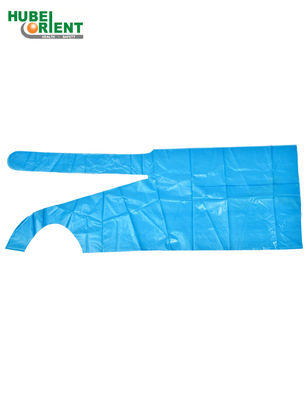 ISO13485 Odorless Polythene Disposable Aprons Without Sleeves