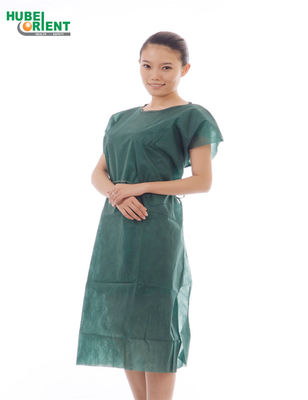 ISO13485 Polypropylene Disposable Patient Gown Without Sleeves