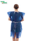 ISO9001 Single Use No Sleeve Medical Patient Gown For Operation Room