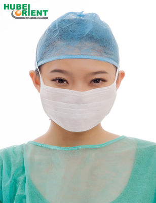 Disposable Medical Type IIR 3-Ply Nonwoven Face Mask With Tie-on For Laboratory/Clinic