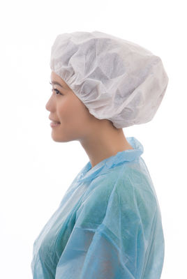 OEM Disposable Single Elastic Non Woven Bouffant Cap With For Clinic