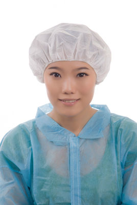 OEM Disposable Single Elastic Non Woven Bouffant Cap With For Clinic