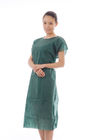 Breathable No Sleeve Disposable Nonwoven Patient Gown For Medical Use