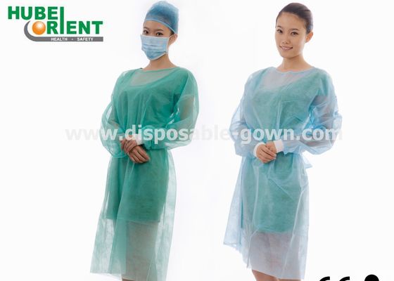 Laboratory Single Use Non Woven SMS Medical Isolation Gown