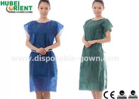 L XL Polypropylene Disposable Patient Gown 45g/m2 With Waist Ties