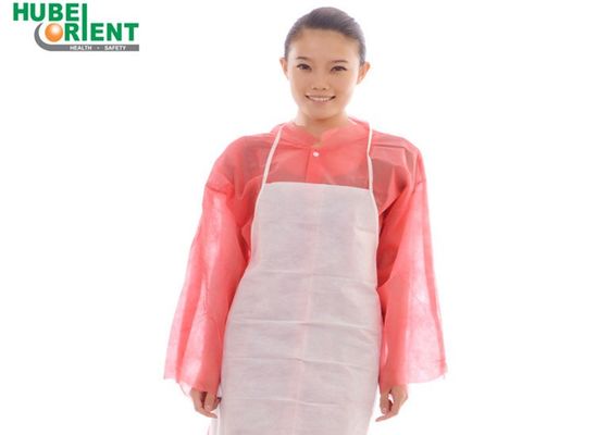 70x80cm Dust Proof Disposable Polypropylene Nonwoven Apron For Kitchen Or Food Handling