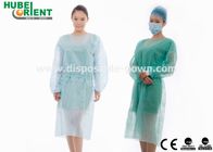 Antibacterial Disposable Medical Isolation Gown With Long Sleeves