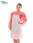 Dirt Prevention Single Use Nonwoven Apron With Thin Ties For Factory Without Sleeves