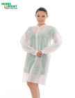 PP Disposable Lab Coat Medical Non Woven Lab Coat With Snaps For Hostipal