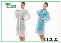 Disposable PP/SMS/MP/Tyvek Non Woven Lab Coat for Hospital Nursing with Velcro