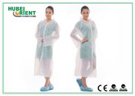 Disposable PE Nonwoven Visitor Gown Disposable Waterproof Lab Coat Lab Gown