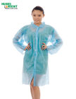 PP/SMS/MP/Tyvek Disposable Lab Coat Medical Non Woven Labcoats With Velcro For Nurse Hospital