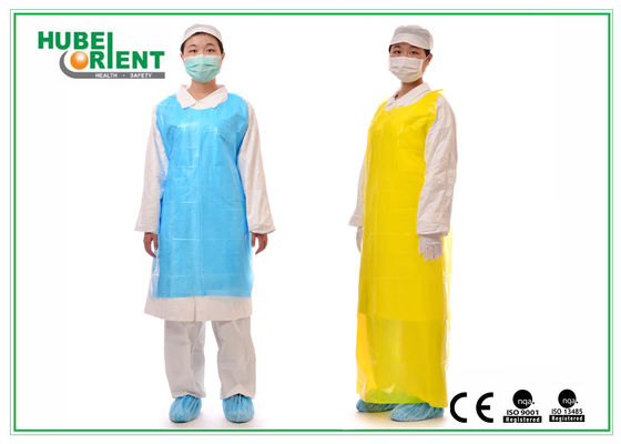 Non Toxic Single Use 0.011 - 0.08mm PE Apron With Smooth Surface