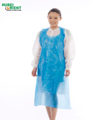 Disposable Cleaning PE Sleeveless Apron Individual Waterproof Oil Proof