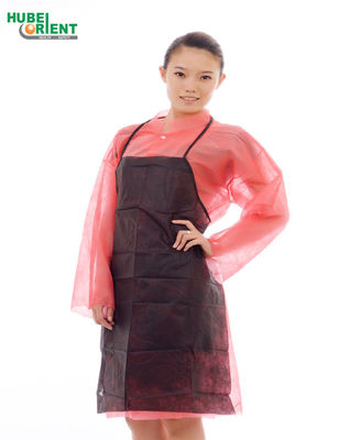 Disposable PP Aprons Nonwoven Oil Prevention Without Sleeves For Adults