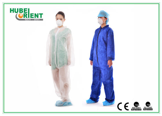 ISO1348 Waterproof 55gsm Disposable Medical Coveralls