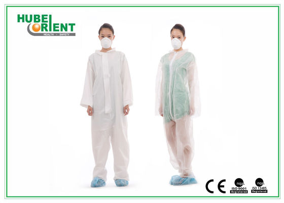 ISO9001 45gsm Disposable Polypropylene Coveralls