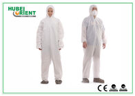 Medical Single Use Microporous Coverall Waterproof With Hood