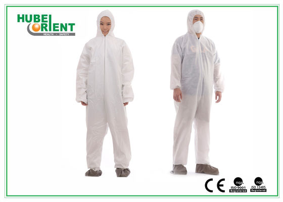 Medical Single Use Microporous Coverall Waterproof With Hood