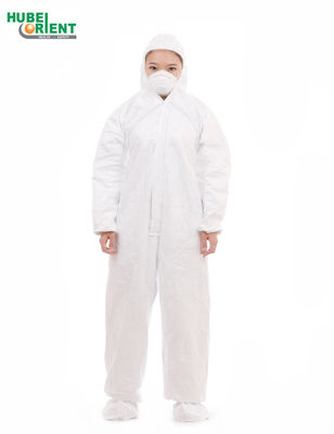 Personal Protective Hooded Waterproof Disposable Microporous Coverall