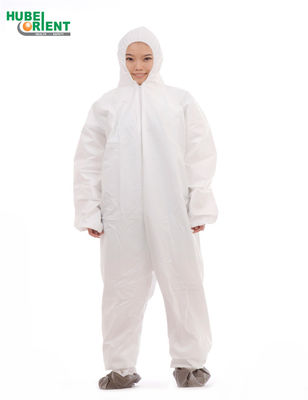 Personal Protective Hooded Waterproof Disposable Microporous Coverall