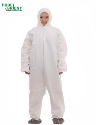 Personal Protective Hooded Waterproof Disposable Microporous Coverall