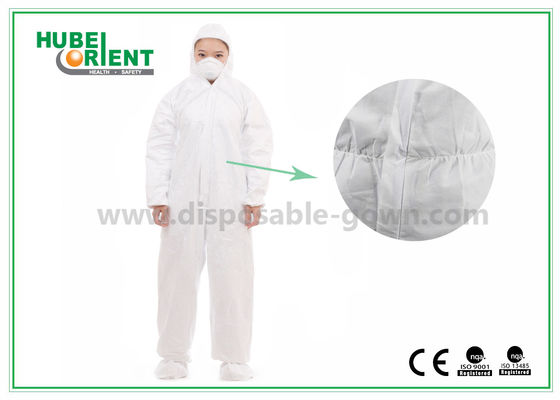 Waterproof Nonwoven SMS MP Disposable Coverall Suit