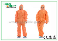 Hooded Nonwoven Disposable Microporous Coverall With Foot Cover