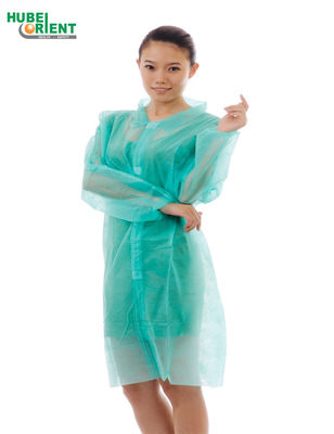 ISO9001 Medical Disposable 30G/M2 Non Woven Lab Coats For Hospital