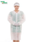 Latex Free Disposable Polypropylene Lab Coat With Snap
